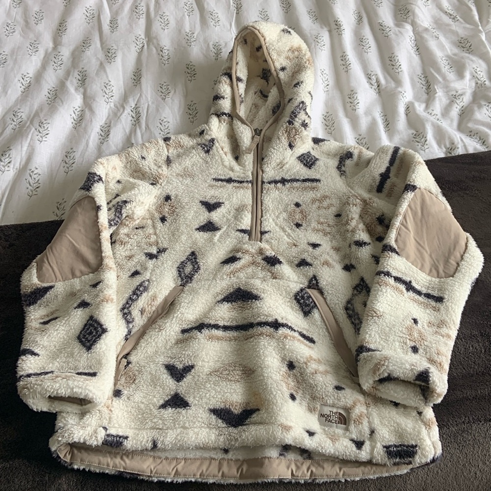 The North Face fleece pullover anorak
